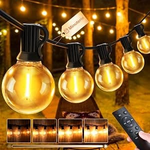 Guirlande guinguette LED extérieure 20m